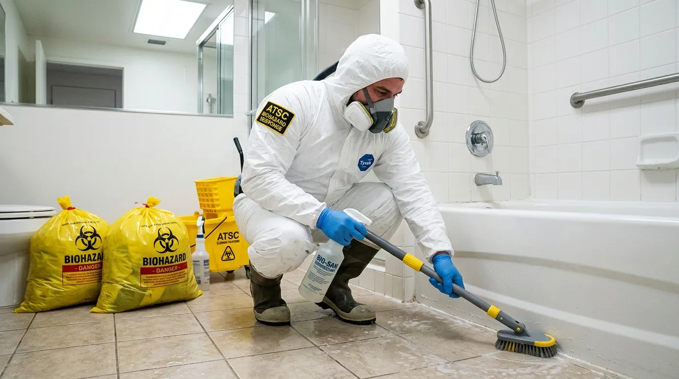 Decontamination equipment deployed for Blood Cleanup in Urbandale